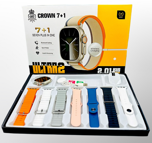 CROWN 7+1 Ultra2 Smart Watch